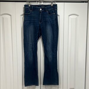 White House Black Market Dark Blue Boot Cut Jeans